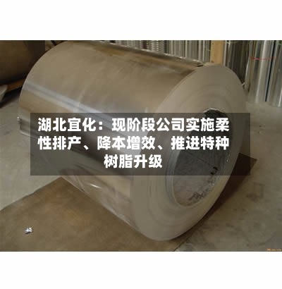 湖北宜化：现阶段公司实施柔性排产、降本增效、推进特种树脂升级-第1张图片