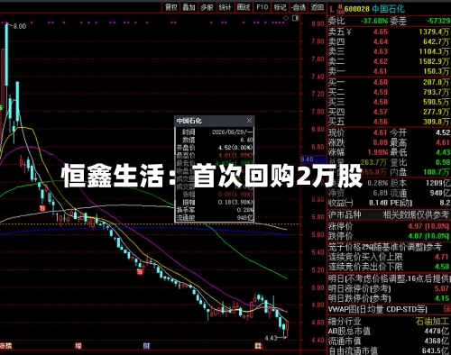 恒鑫生活：首次回购2万股