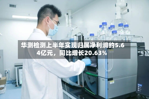 华测检测上半年实现归属净利润约5.64亿元，同比增长20.63%-第2张图片
