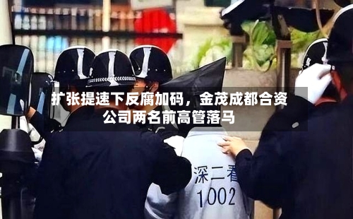 扩张提速下反腐加码，金茂成都合资公司两名前高管落马-第2张图片