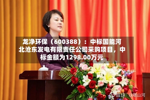 龙净环保（600388）：中标国能河北沧东发电有限责任公司采购项目，中标金额为1298.00万元-第2张图片