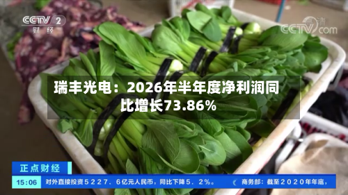 瑞丰光电:2026年半年度净利润同比增长73.86%-第2张图片