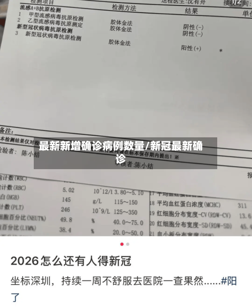 最新新增确诊病例数量/新冠最新确诊-第2张图片