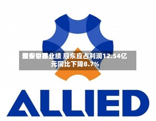 恒安世界发布中期业绩 股东应占利润12.54亿元同比下降8.7%-第1张图片