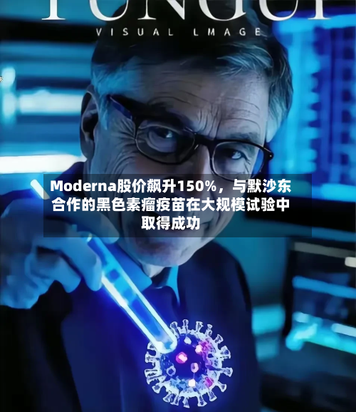 Moderna股价飙升150%，与默沙东合作的黑色素瘤疫苗在大规模试验中取得成功-第1张图片