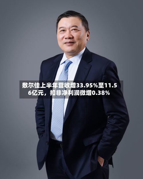 敷尔佳上半年营收增33.95%至11.56亿元，扣非净利润微增0.38%-第1张图片