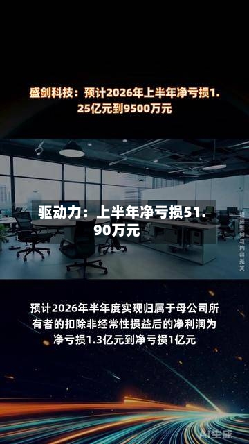驱动力:上半年净亏损51.90万元-第2张图片