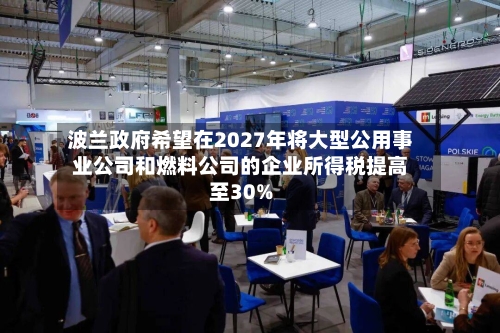 波兰政府希望在2027年将大型公用事业公司和燃料公司的企业所得税提高至30%