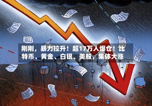 刚刚，暴力拉升！超17万人爆仓！比特币、黄金、白银	、美股，集体大涨-第2张图片