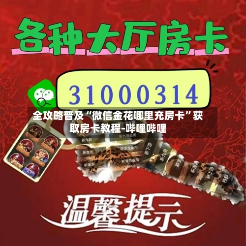 全攻略普及“微信金花哪里充房卡”获取房卡教程-哔哩哔哩-第3张图片