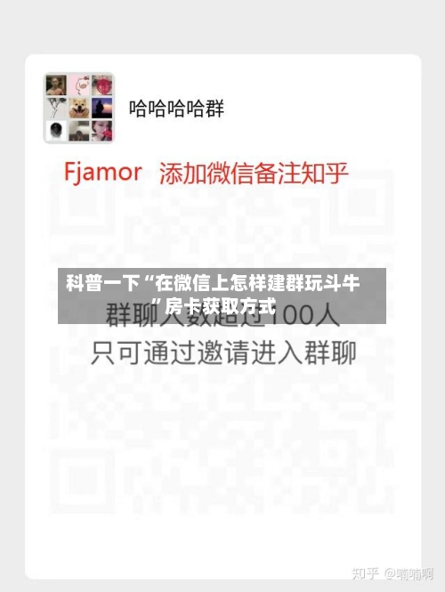科普一下“在微信上怎样建群玩斗牛”房卡获取方式-第2张图片