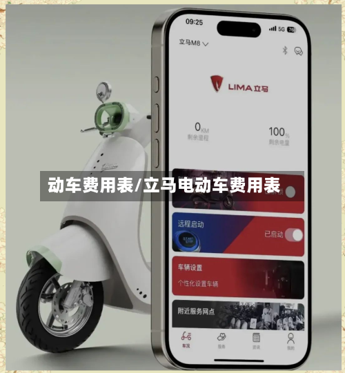 动车费用表/立马电动车费用表-第2张图片
