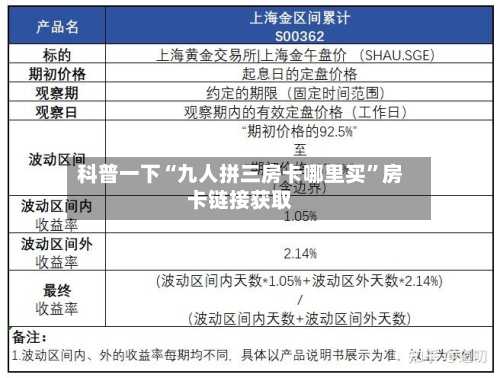 科普一下“九人拼三房卡哪里买”房卡链接获取