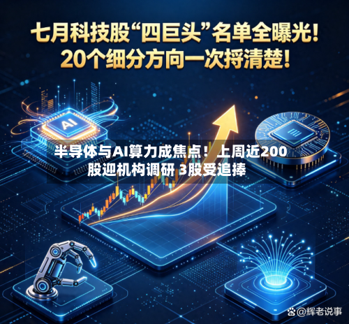 半导体与AI算力成焦点！上周近200股迎机构调研 3股受追捧