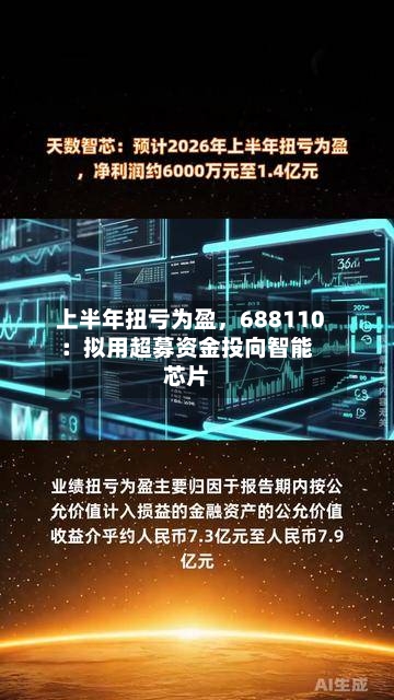 上半年扭亏为盈	，688110：拟用超募资金投向智能芯片-第2张图片