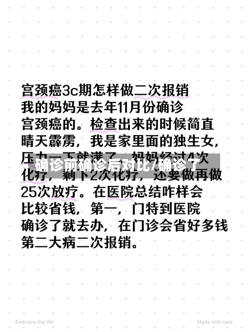确诊前确诊后对比/确诊了