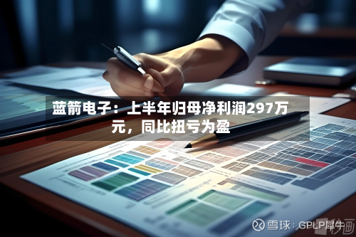 蓝箭电子：上半年归母净利润297万元，同比扭亏为盈-第3张图片