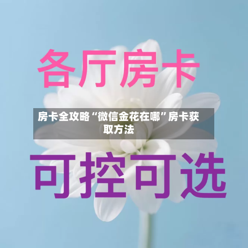 房卡全攻略“微信金花在哪	”房卡获取方法-第2张图片