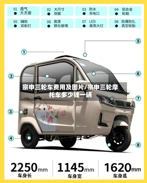 宗申三轮车费用及图片/宗申三轮摩托车多少钱一辆
