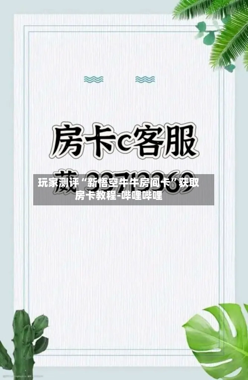 玩家测评“新悟空牛牛房间卡	”获取房卡教程-哔哩哔哩-第3张图片