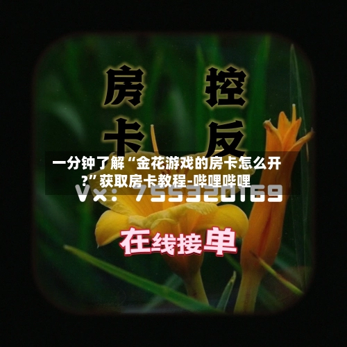 一分钟了解“金花游戏的房卡怎么开?”获取房卡教程-哔哩哔哩