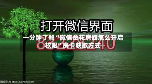 一分钟了解“微信金花房间怎么开启权限”房卡获取方式-第2张图片