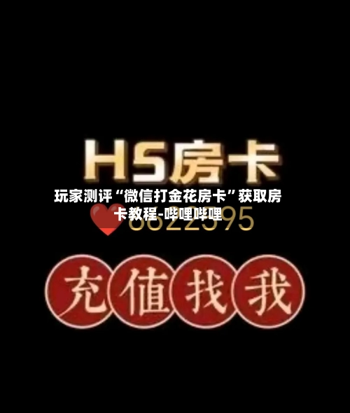 玩家测评“微信打金花房卡	”获取房卡教程-哔哩哔哩-第3张图片