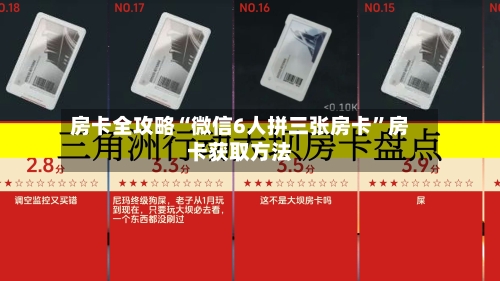 房卡全攻略“微信6人拼三张房卡	”房卡获取方法-第2张图片