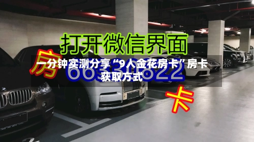 一分钟实测分享“9人金花房卡”房卡获取方式-第2张图片