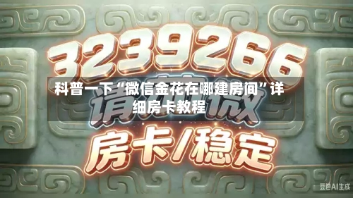 科普一下“微信金花在哪建房间”详细房卡教程-第2张图片