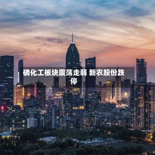 磷化工板块震荡走弱 新农股份跌停