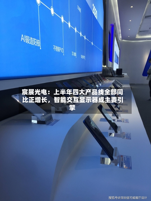宸展光电：上半年四大产品线全部同比正增长，智能交互显示器成主要引擎-第2张图片