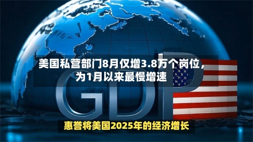 美国私营部门8月仅增3.8万个岗位，为1月以来最慢增速-第2张图片