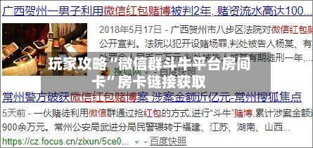 玩家攻略“微信群斗牛平台房间卡”房卡链接获取-第3张图片