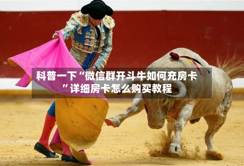 科普一下“微信群开斗牛如何充房卡”详细房卡怎么购买教程-第2张图片