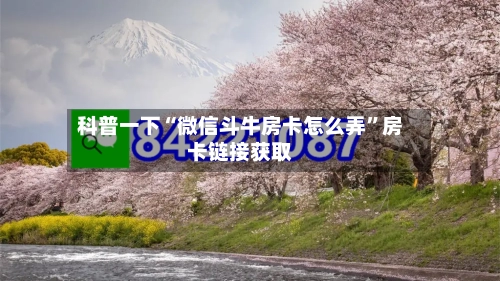 科普一下“微信斗牛房卡怎么弄”房卡链接获取-第2张图片