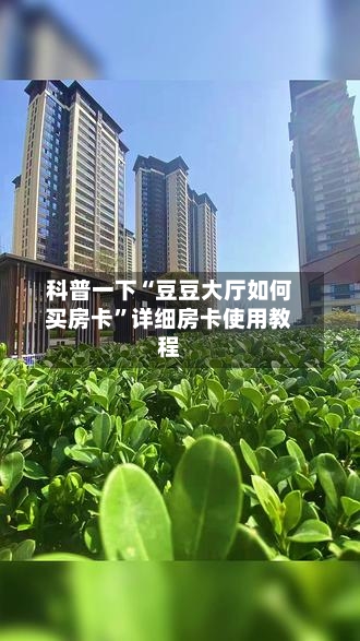 科普一下“豆豆大厅如何买房卡”详细房卡使用教程-第2张图片