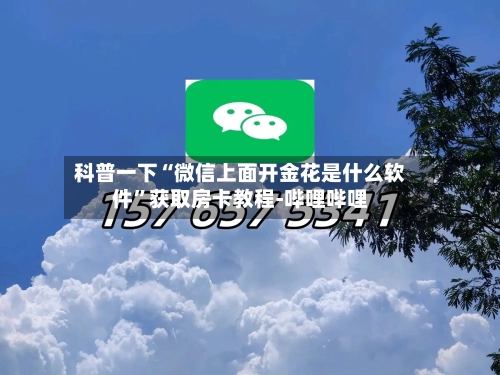 科普一下“微信上面开金花是什么软件”获取房卡教程-哔哩哔哩