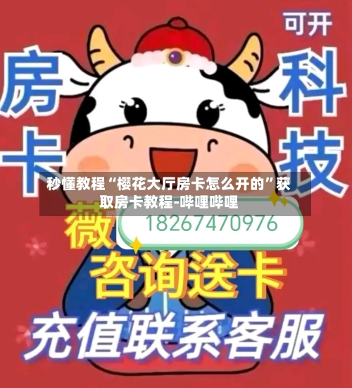 秒懂教程“樱花大厅房卡怎么开的	”获取房卡教程-哔哩哔哩-第2张图片