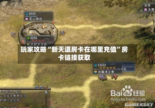 玩家攻略“新天道房卡在哪里充值”房卡链接获取-第2张图片