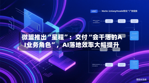 微盟推出“星程”：交付“会干活的AI业务角色”，AI落地效率大幅提升-第2张图片