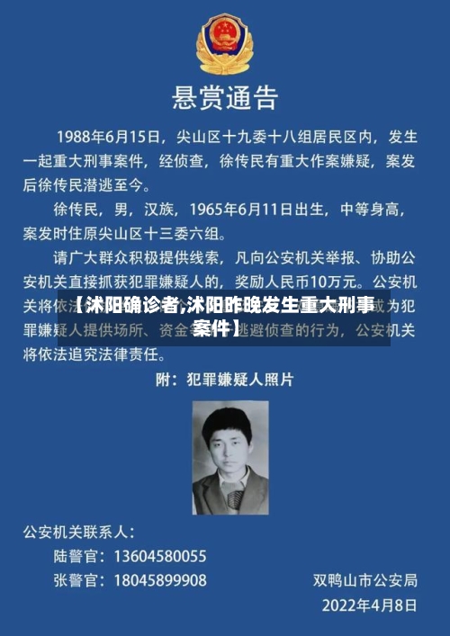 【沭阳确诊者,沭阳昨晚发生重大刑事案件】-第3张图片