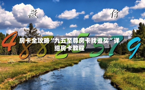 房卡全攻略“九五至尊房卡找谁买”详细房卡教程-第2张图片