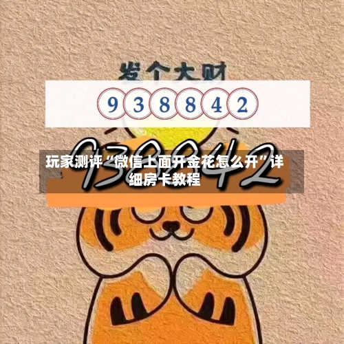 玩家测评“微信上面开金花怎么开	”详细房卡教程-第2张图片