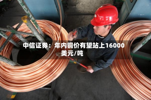 中信证券：年内铜价有望站上16000美元/吨-第3张图片