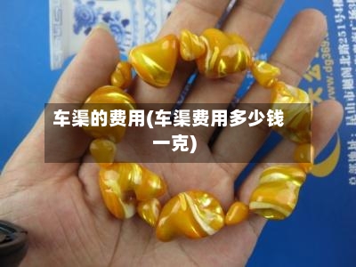 车渠的费用(车渠费用多少钱一克)