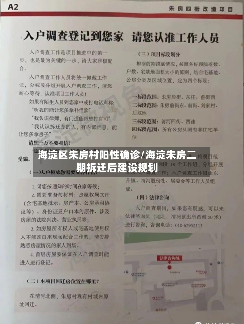 海淀区朱房村阳性确诊/海淀朱房二期拆迁后建设规划