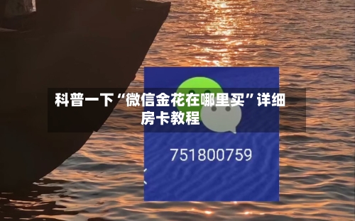 科普一下“微信金花在哪里买”详细房卡教程-第3张图片