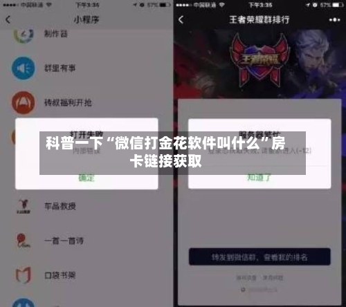 科普一下“微信打金花软件叫什么”房卡链接获取-第2张图片