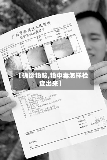【确诊铅酸,铅中毒怎样检查出来】-第3张图片